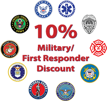 10% Military/First Responder Discount